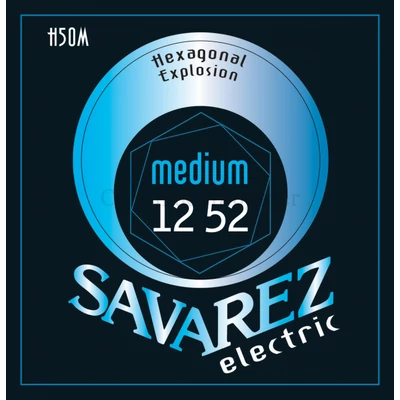 Elektromos gitárhúr Savarez, hatszögletű acélmaggal, nikkel bevonattal, medium