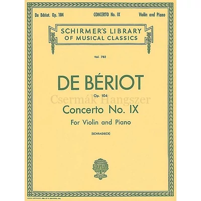 CONCERTO NO.9 FOR VIOLIN IN A MINOROP.104 BÉRIOT