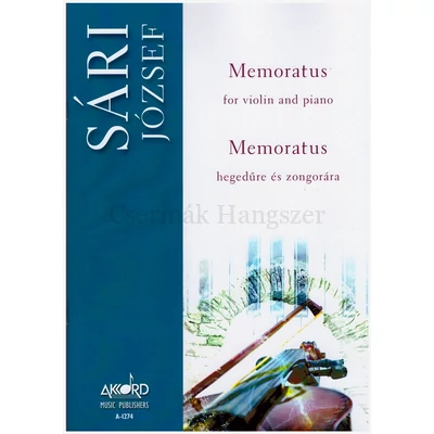 Sári József, Memoratus hegedűre és zongorára
