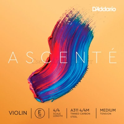 Hegedűhúr D'Addario Ascenté E Medium