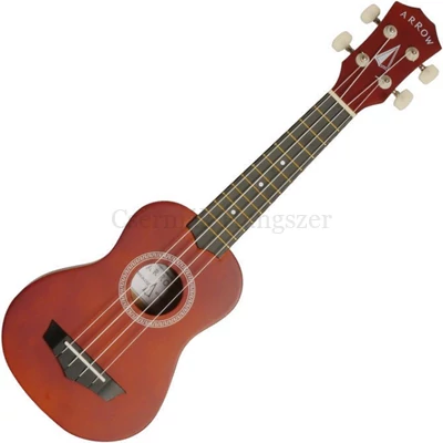 Ukulele szoprán Arrow natúr, tokkal együtt