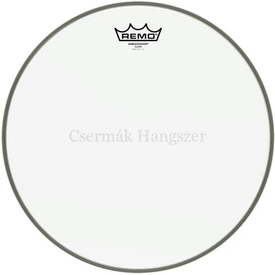 Dobbőr 14" Remo Ambassador Clear