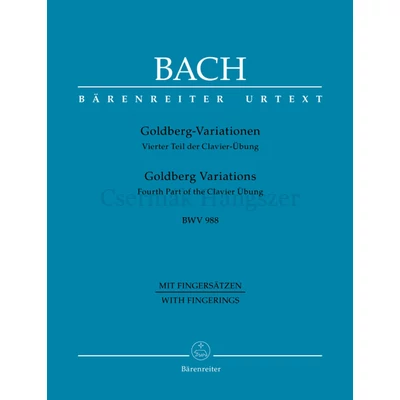 Bach, Johann Sebastian, Goldberg Variations