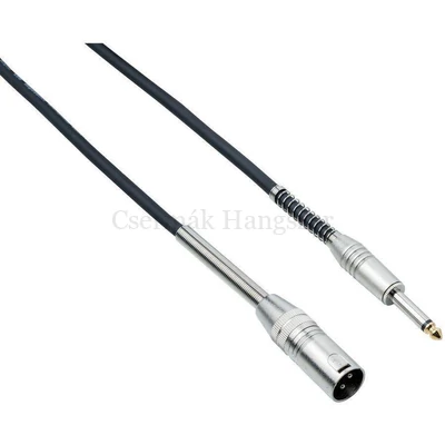 Mikrofonkábel Bespeco jack-XLR 6.m