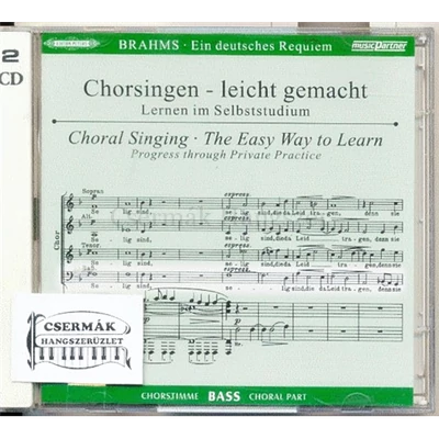 BRAHMS, EIN DEUTSCHES REQUIEM BASS CD