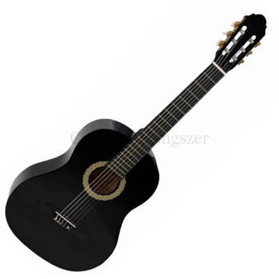 Klasszikus gitár 4/4 Toledo Primera Student, fekete + huzat