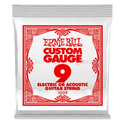 Elektromosgitár húr darab, Ernie Ball acél 0,09