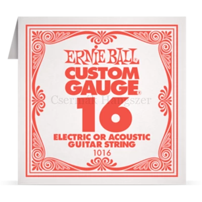 Elektromosgitár húr darab, Ernie Ball 0,16