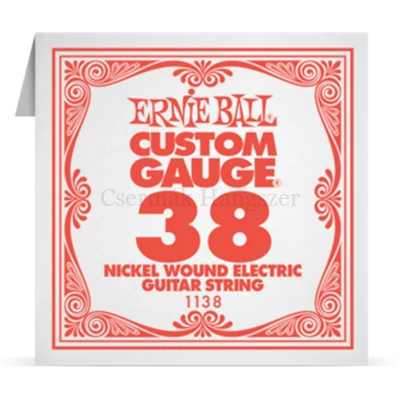 Elektromosgitár húr darab, Ernie Ball Nickel Wound 0,38
