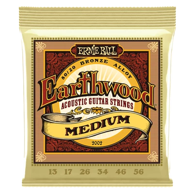 Akusztikus gitárhúrkészlet Ernie Ball médium 13-56