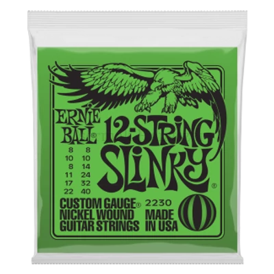 Elektromosgitár húrkészlet, Ernie Ball nickel wound 12 string slinky 8-40