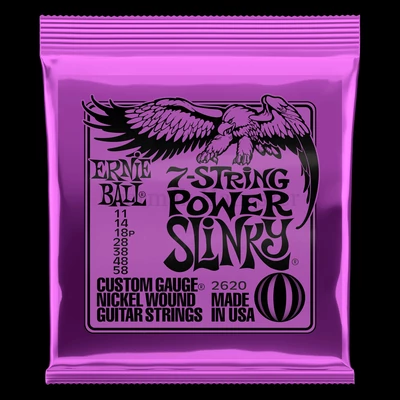 Elektromos gitárhúrkészlet Ernie Ball Nickel W. 7 húros 11-58