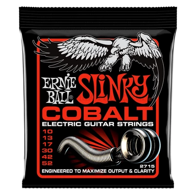 Elektromosgitár húrkészlet, Ernie Ball cobalt skinny top heavy bottom slinky 10-52