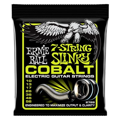 Elektromosgitár húrkészlet, Ernie Ball Cobalt Slinky 7 húros