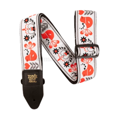 Gitárpánt Ernie Ball, Jacquard Strap Red Bird Winter