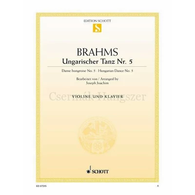 Brahms, Johannes, Hungarian Dance No. 5