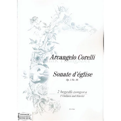 SONATE D'ÉGLISE OP.1.NO.10. 2 HEGEDŰ-ZONGORA