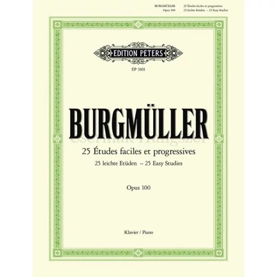 Burgmüller, Johann Friedrich Franz, 25 leichte Etüden op.100