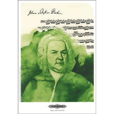 Mappa J.S. Bach arcképével
