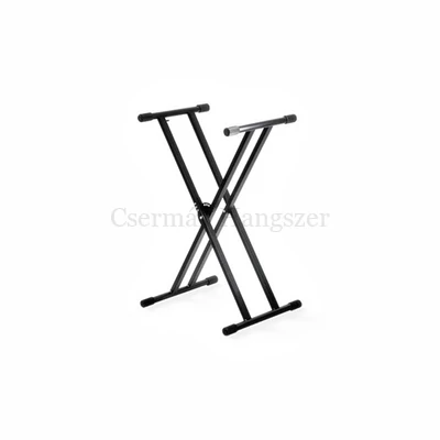 Szintetizátor állvány X dupla E-SZÁ-XX