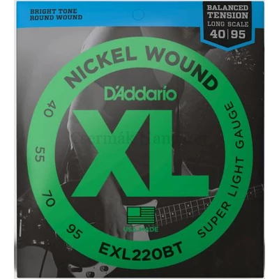 Basszusgitár húr D'Addario EXL220BT