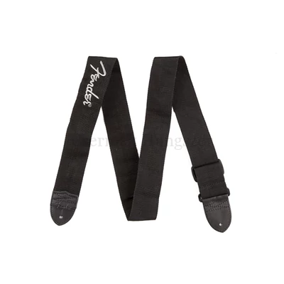 Gitárpánt Fender Poly fekete, fehér logóval