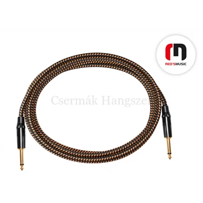 Gitárkábel, Jack 6,3 mono - Jack 6,3 mono, 3 m standard 