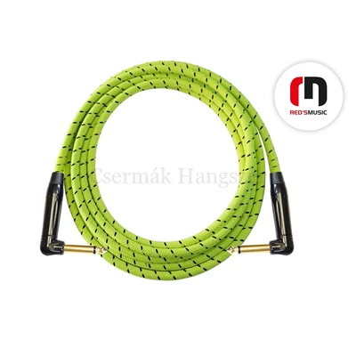 Gitárkábel, pipa Jack 6,3 mono - pipa Jack 6,3 mono, 3 m standard