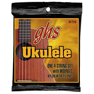 Ukulele húrkészlet tenor. GHS fekete