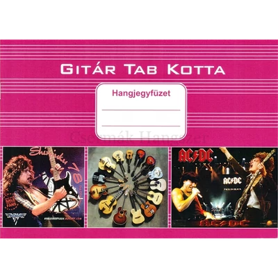 HANGJEGYFÜZET GITÁR TAB