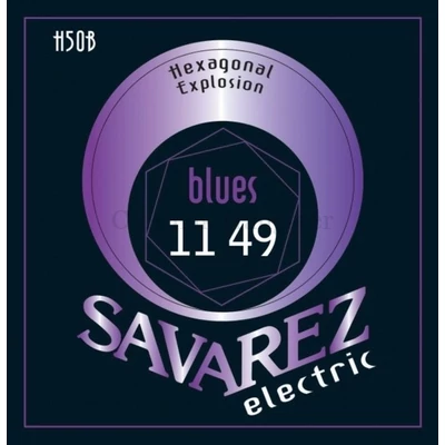 Elektromosgitár húrkészlet Savarez nikkel 11-49