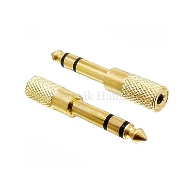 Átalakító stereo 3,5 jack alj.-jack dugó SL HA-37G  6187