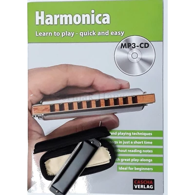 Szájharmonika Casha C+ Szájharmonika iskola angol nyelvű + CD 