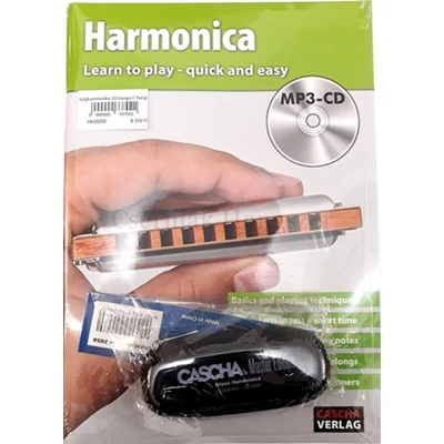Szájharmonika iskola + CD + Cascha szájharmonika