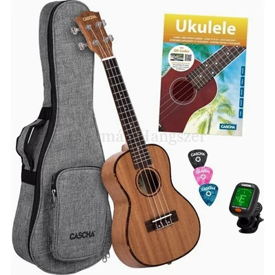 Ukulele koncert, Cascha barna,+ tok + pengetők + hangoló + könyv