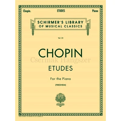 Chopin, Frédéric, Etudes