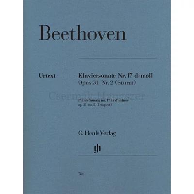 Beethoven, Ludwig van, Piano Sonata No. 17 d minor op. 31,2 [Tempest]
