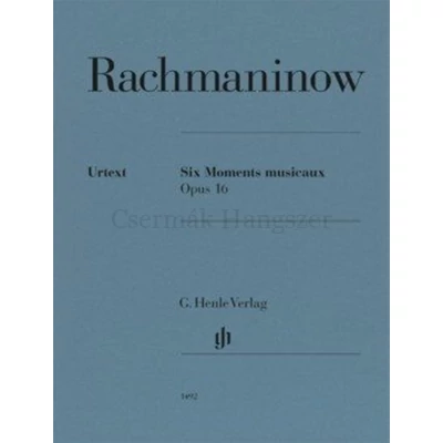 Rachmaninov, Sergey Vasilyevich, Six Moments musicaux