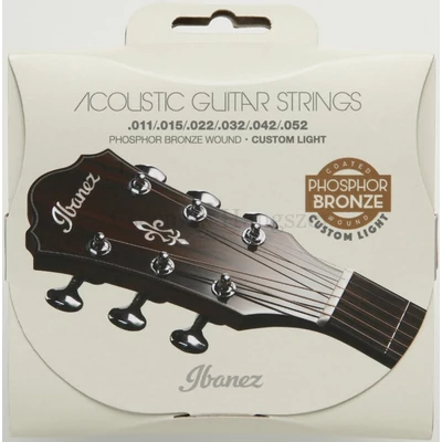 Akusztikusgitárhúr Ibanez, foszforbronz, bevonatos 10-47