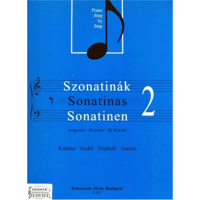SZONATINÁK ZONGORÁRA 2."PIANO STEPBY STEP"