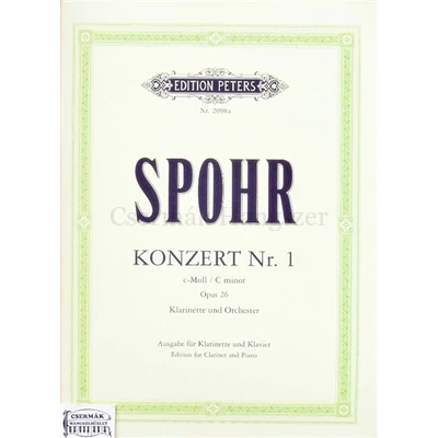 KONZERT C-MOLL OP.26.NR.1.FÜR KLARINETTE UND KLAVIER