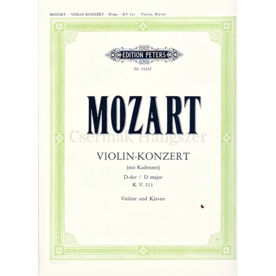 VIOLIN-KONZERT D-DUR KV.211.(MIT KADENZEN)