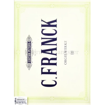ORGELWERKE III. C.FRANCK