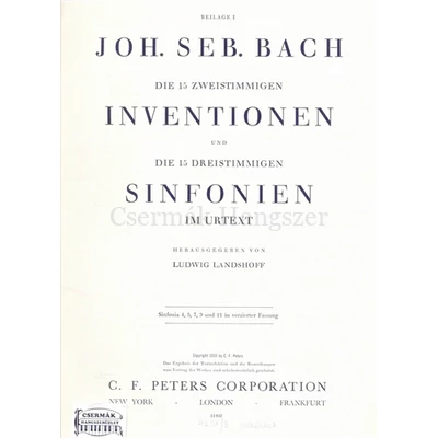 INVENTIONEN UND SINFONIEN