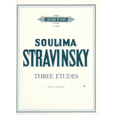 THREE ETUDES  VIOLIN AND PIANO