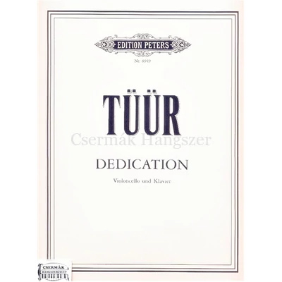 DEDICATION FÜR VIOLONCELLO UND KLAVIER