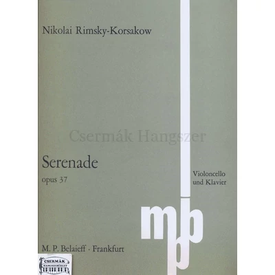 SERENADE OP.37.  FÜR VIOLONCELLO UND KLAVIER