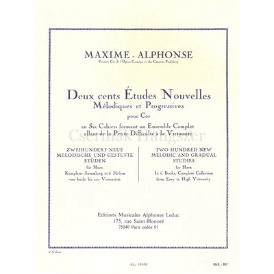 200 ETUDES NOUVELLES VOL.5:20 ETÜDES ETUDES TRES DIFFICILES COR