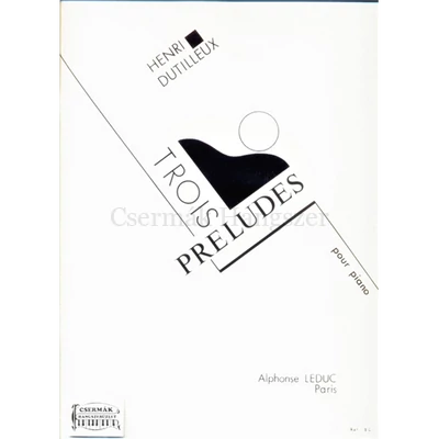 3 PRELUDES   POUR PIANO