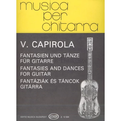 Capirola, Fantáziák és táncok